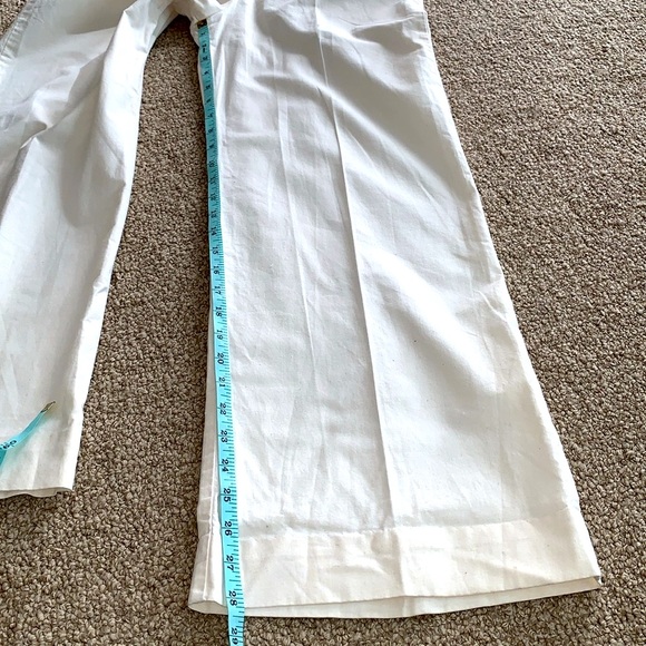 Vintage 70s Patty Woodard Cream Collared Button Up Cargo Utility Jumpsuit S - Picture 11 of 13